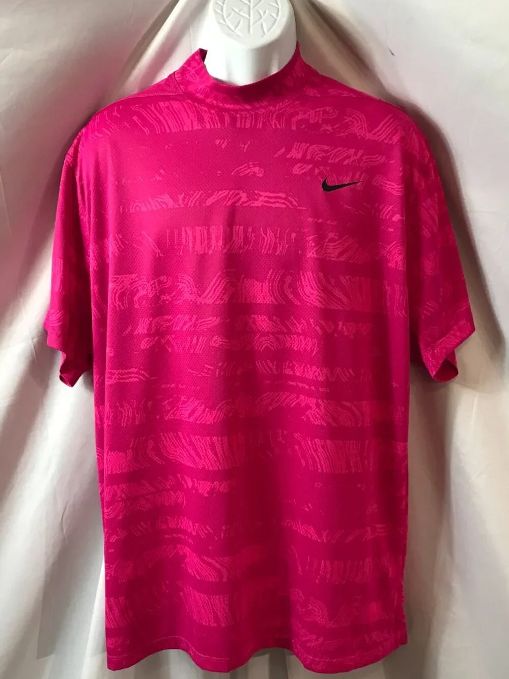 Nike Tiger Woods Collection Light Purple Activewear Athletic Sport Cut Tee Shirt